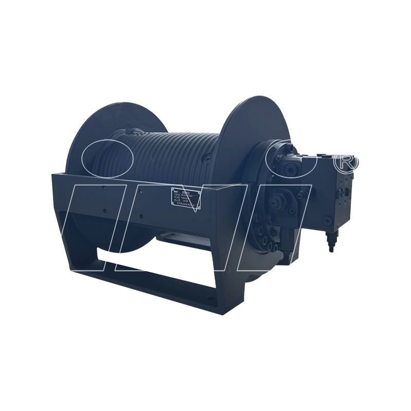 Höghastighets integrerad hydraulisk vinsch