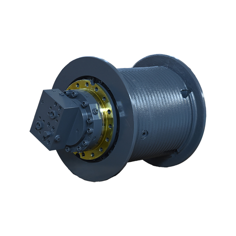 Höghastighets integrerad hydraulisk vinsch