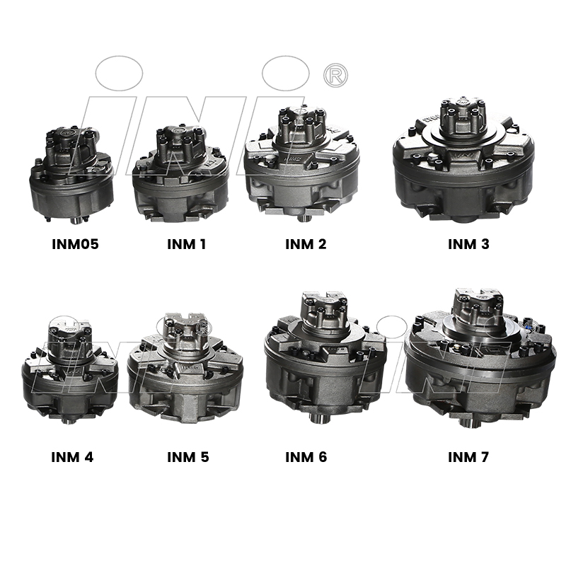 INM-serien radialkolv hydraulisk motor (utbytbar Italien GM-serien motor)